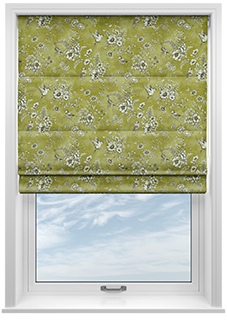 Finch Toile, Willow - Roman Blind